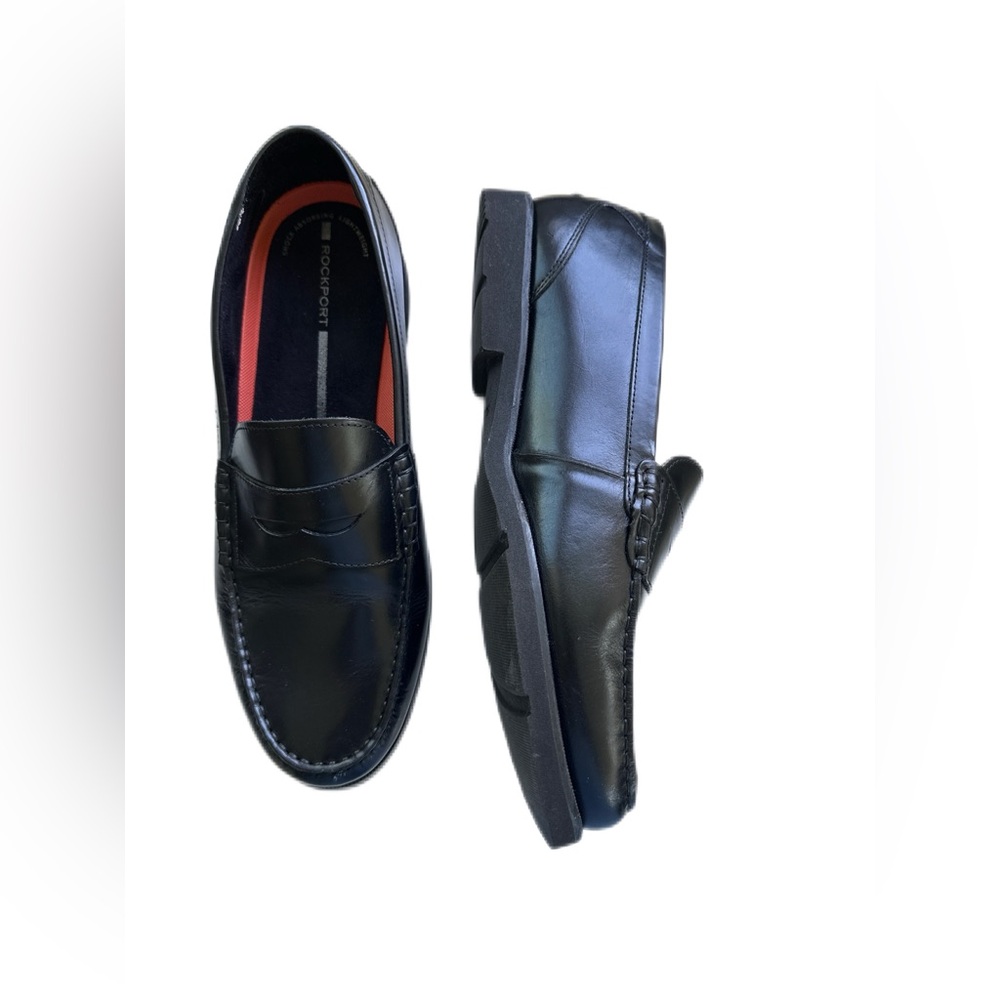 Rockport Modern slip On Casual Shoes - Prep Penny Loafer Black size 13 - Picture 8 of 10